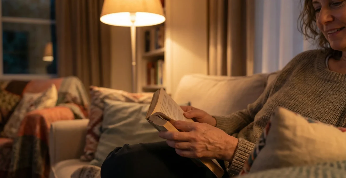 Evening wind-down routine supporting melatonin release